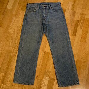 Levi’s 569 Faded Light Medium Wash Straight Denim Jeans Size 33 x 32